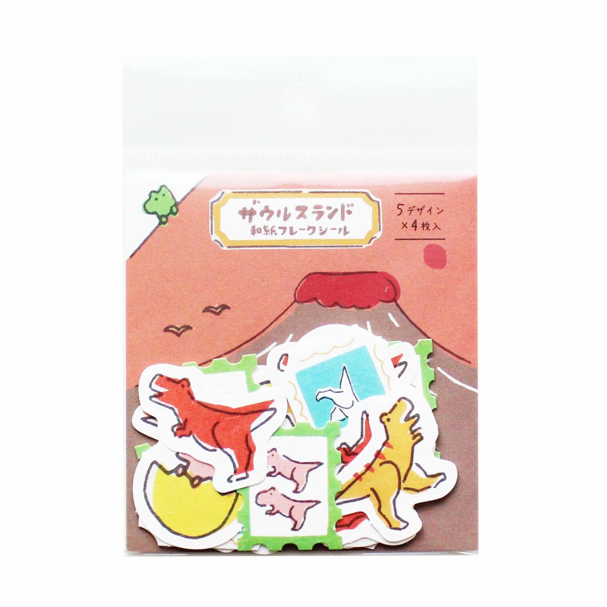 古川紙工和紙貼紙 暴龍