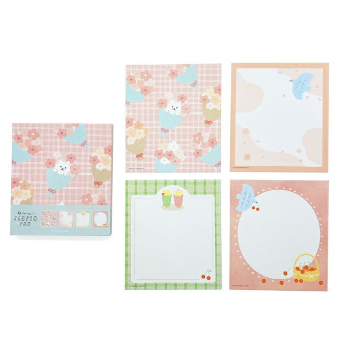 古川紙工4designs memo pad 滿開櫻花