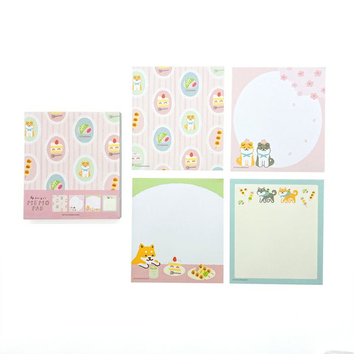 古川紙工4designs memo pad 和菓子