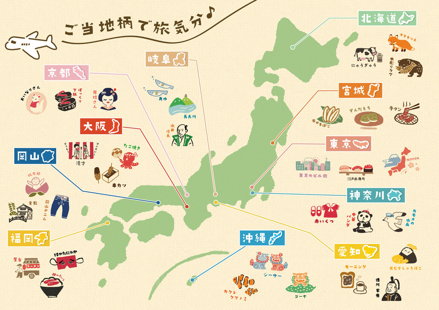 古川紙工和紙貼紙 北海道