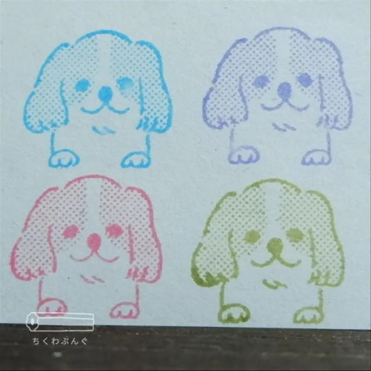 chikuwa bungu印章 查理斯王小獵犬