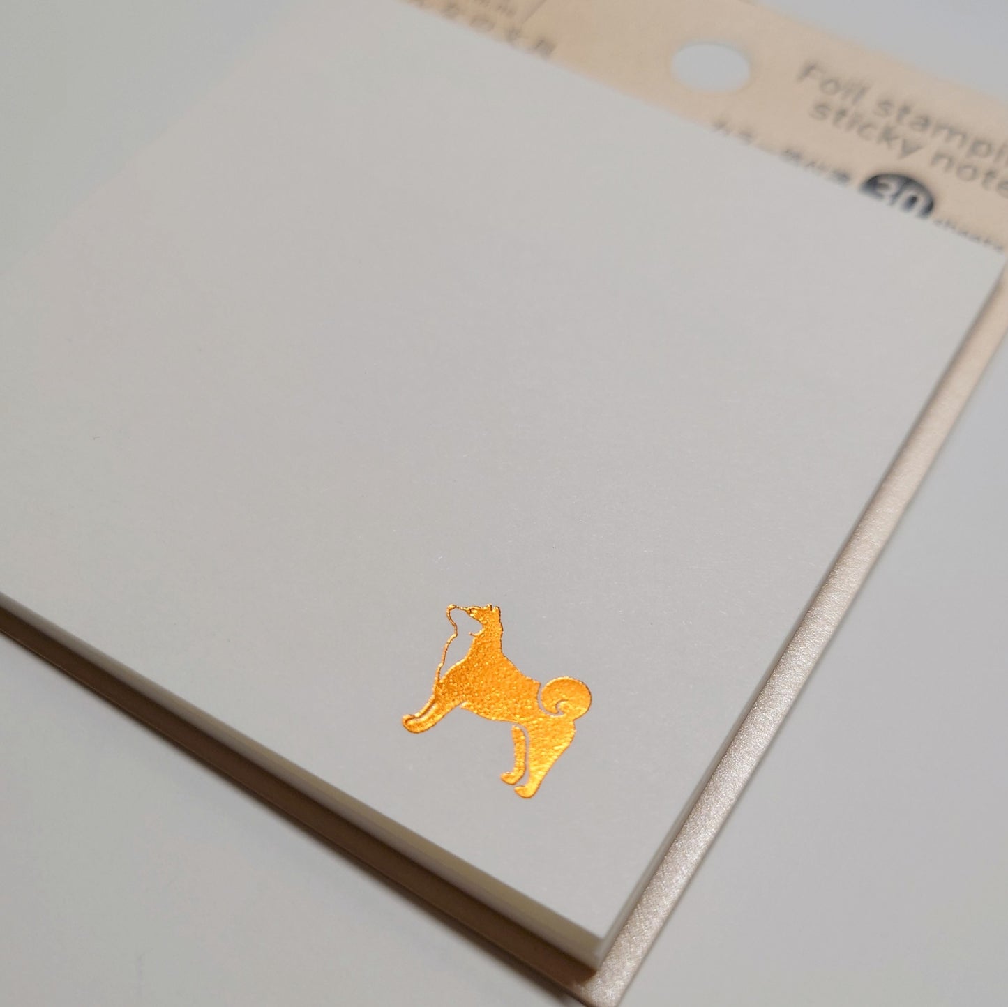 Clothes-pin 燙金memo 柴犬