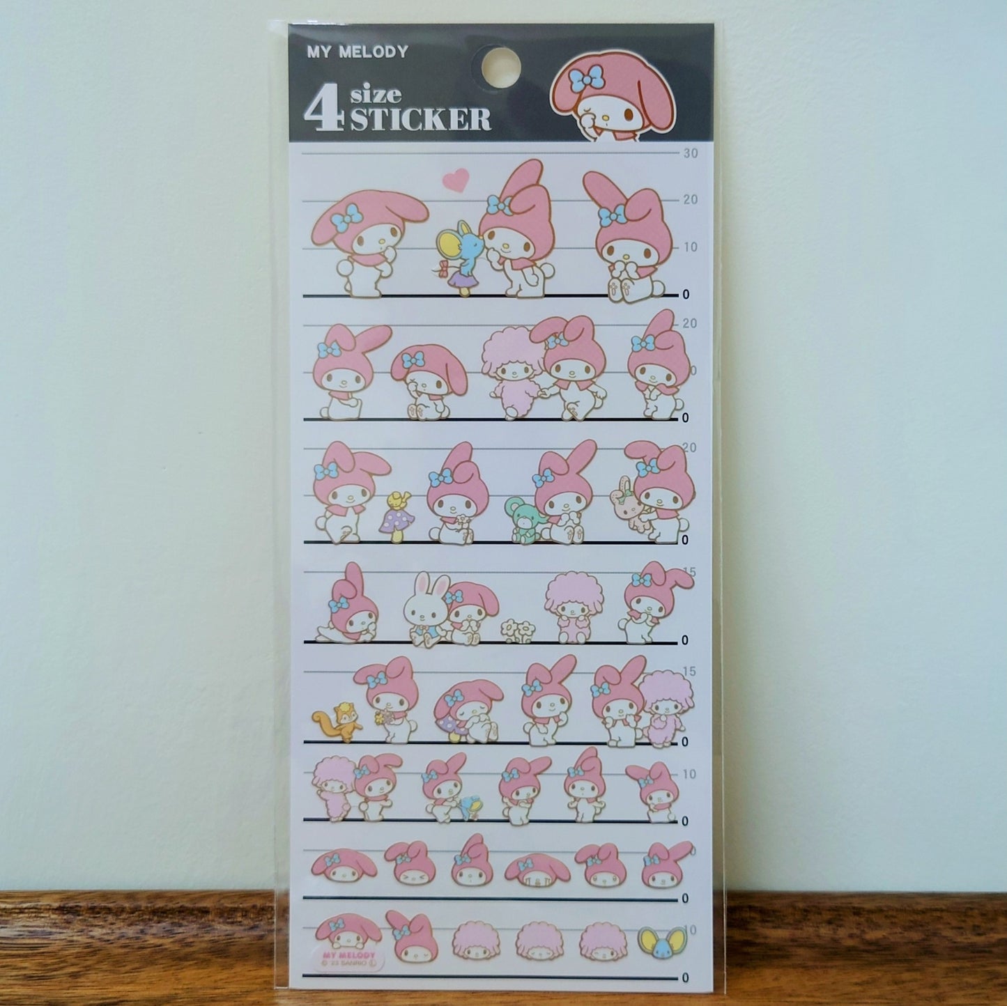4 size sticker Melody