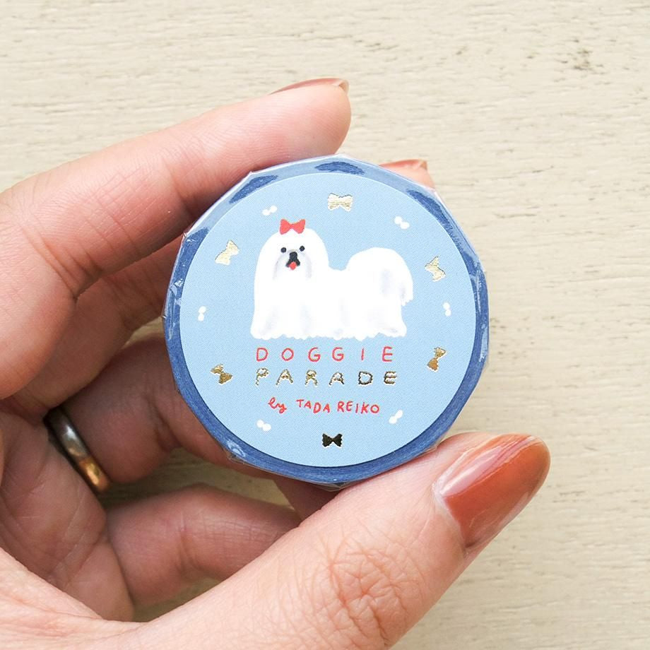 表現社 多田玲子紙膠帶 DOGGIE PARADE