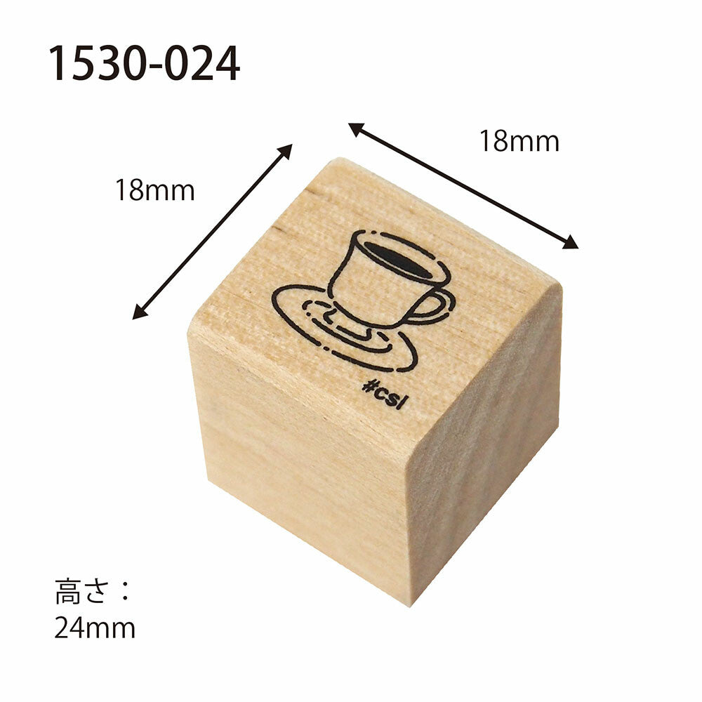 Kodomo no kao木印章 咖啡杯