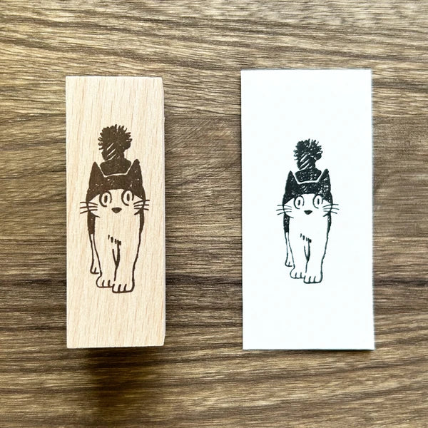 Arte木印章 麒麟尾貓