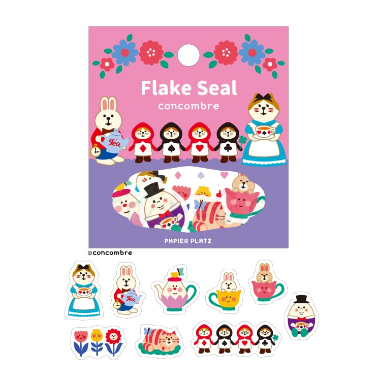 Concombre 愛麗絲夢遊仙境 貼紙