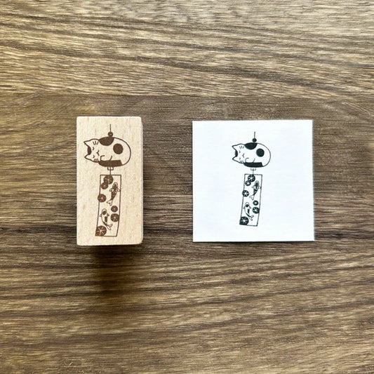 Arte木印章 貓風鈴