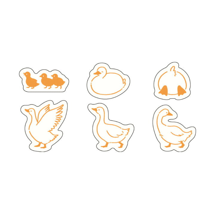 EL COMMUN Ahlala Flake sticker Ducks