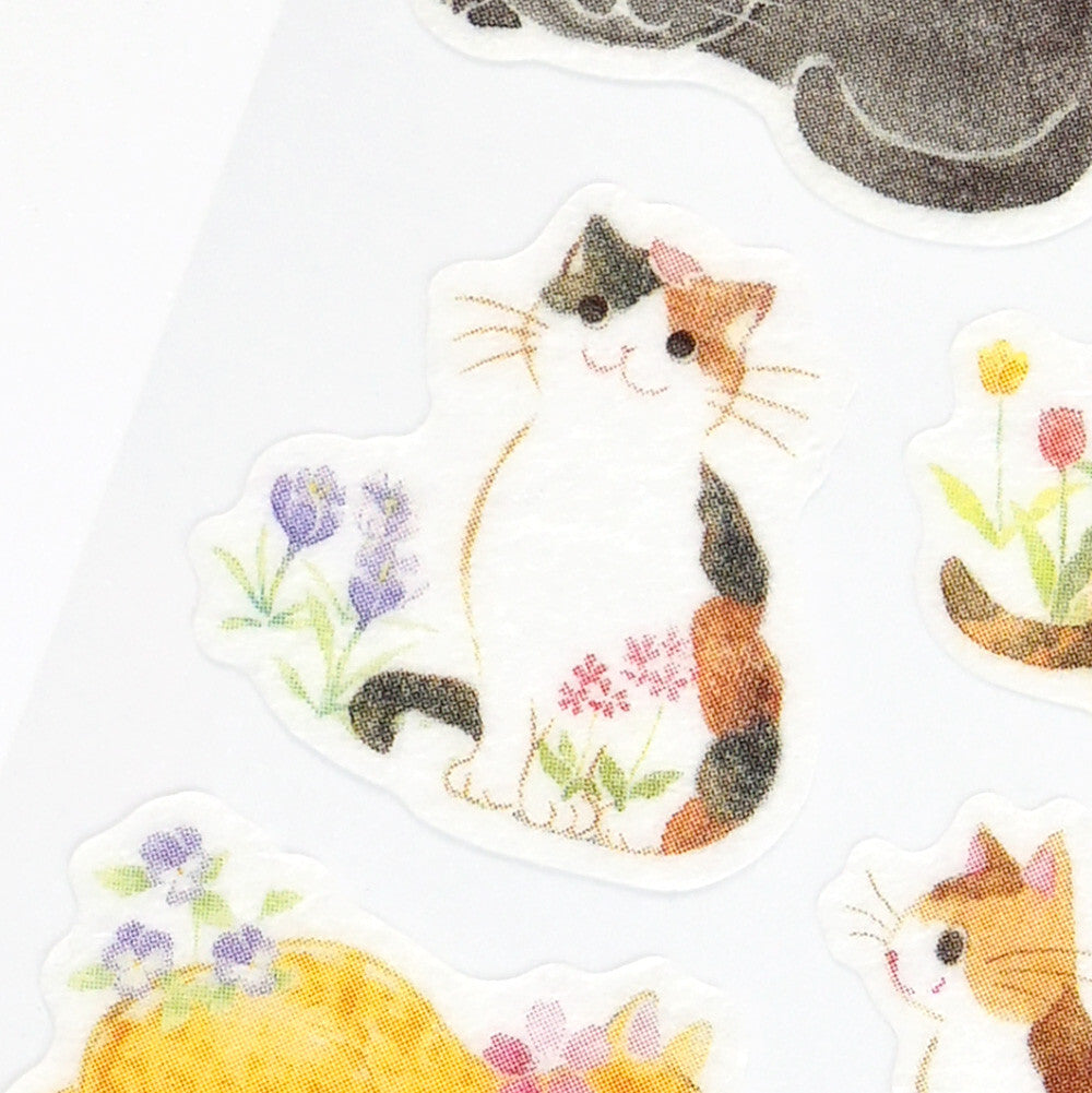 NB社 貓春天遊玩 貼紙