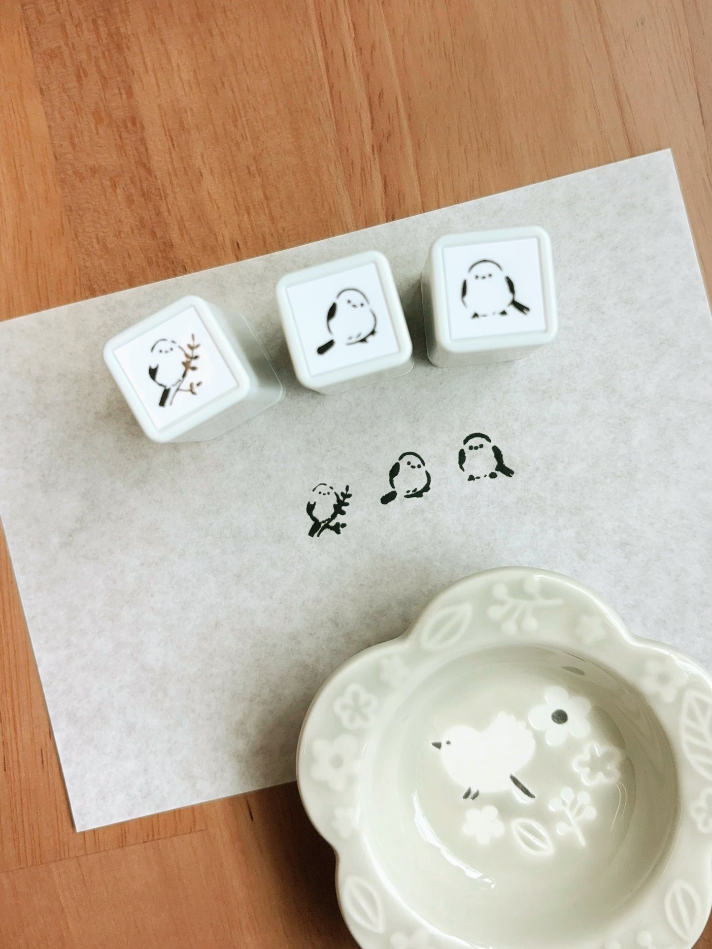 印章工房 滲透印 長尾山雀