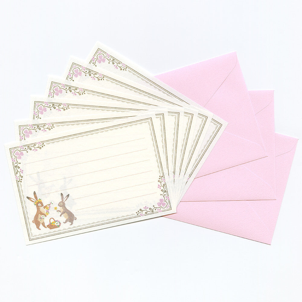 NB社 RESSA系列 花花兔子 mini letter set (副本)