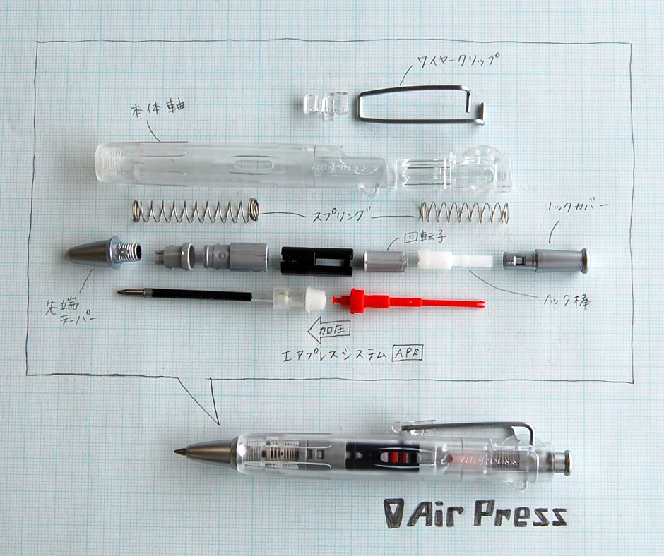 Tombow AirPress 油性原子筆