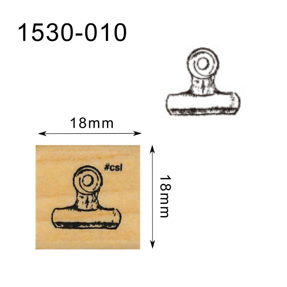 Kodomo no kao木印章 夾子