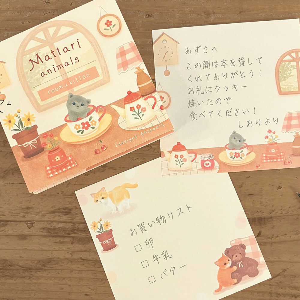 NB社 memo pad 貓咪