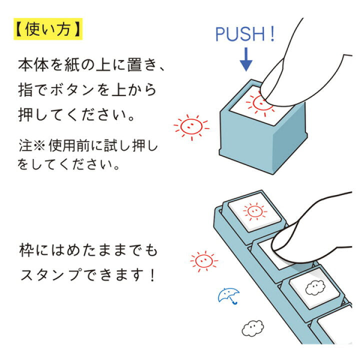kodomo kao pocchito Pick!粒粒原子印