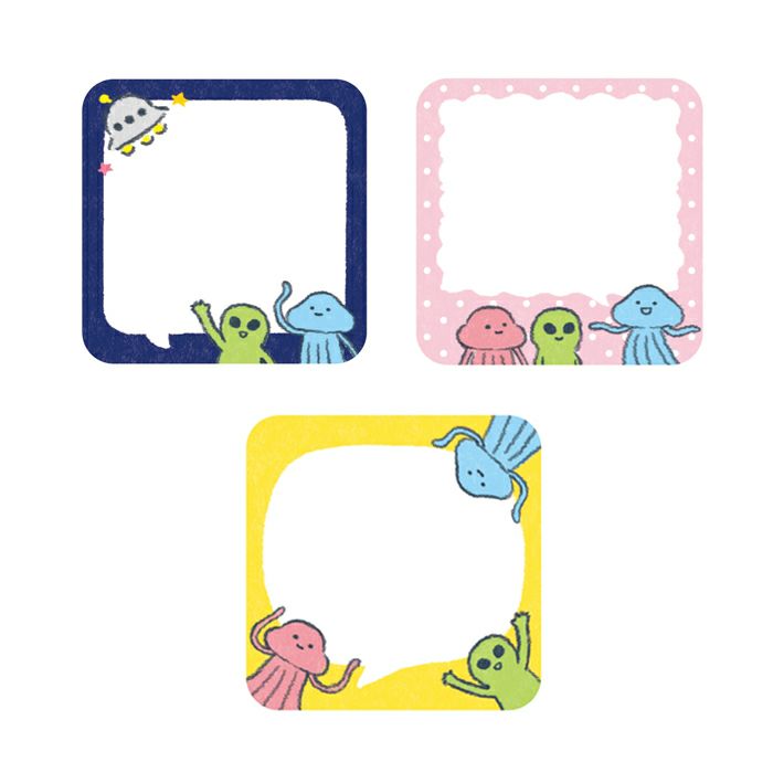 古川紙工 mini memo 說話宇宙人