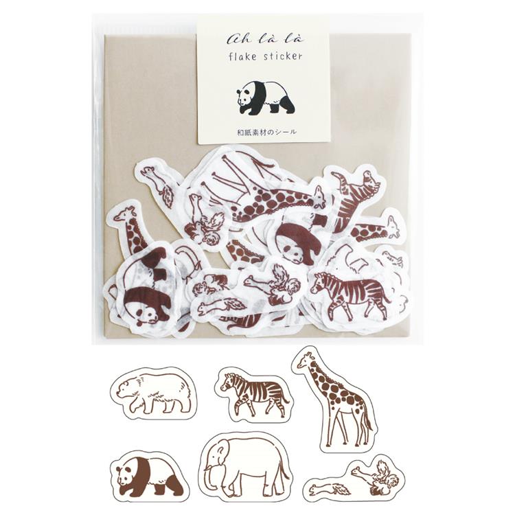 EL COMMUN Ahlala Flake sticker animals