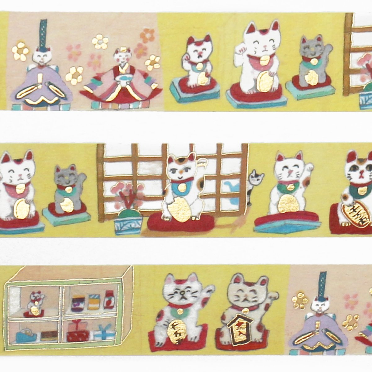 表現社 沖野愛 紙膠帶 招財貓