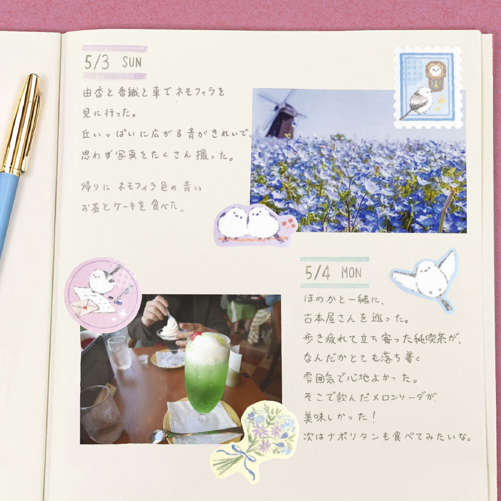 NB社 my mood系列貼紙 長尾山雀