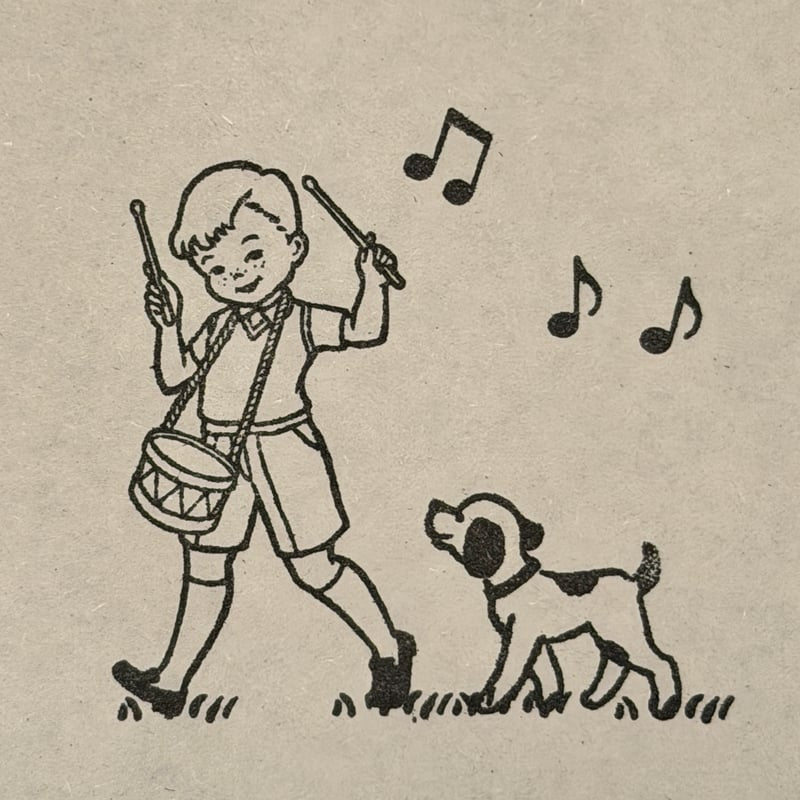 Biscuit印章 Robin和鼓