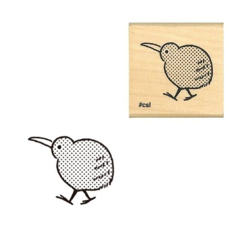 Kodomo no kao木印章 奇異鳥