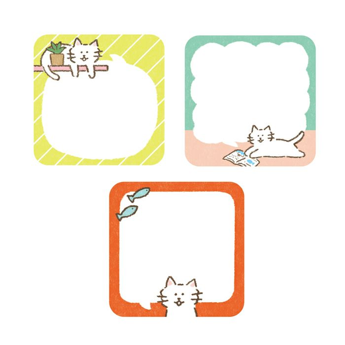 古川紙工 mini memo 說話貓咪