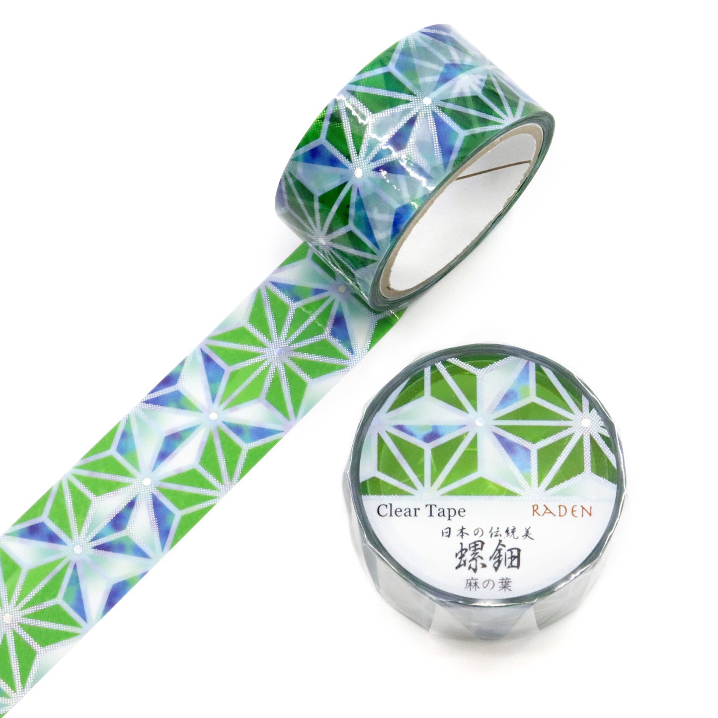 SAIEN Clear tape 螺鈿系列 麻葉