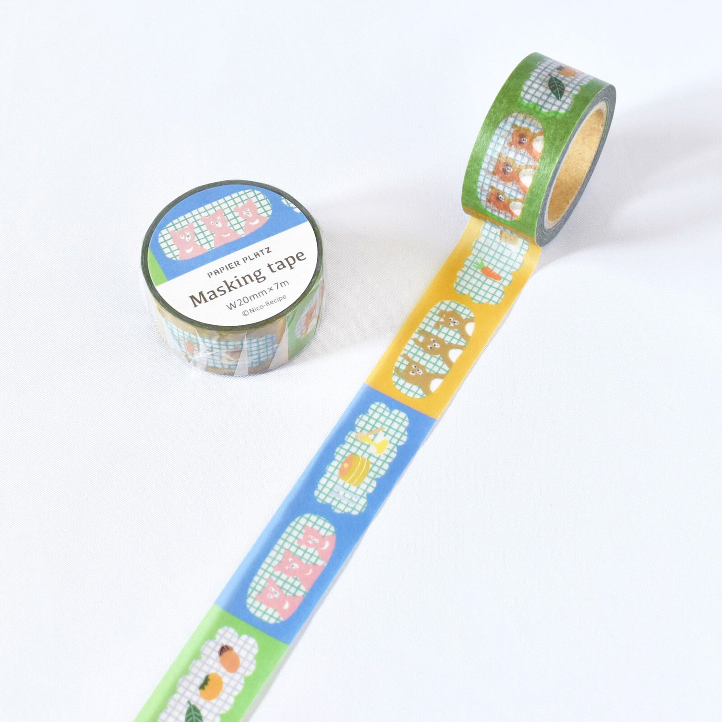 Papier platz Nico-recipe紙膠帶 動物