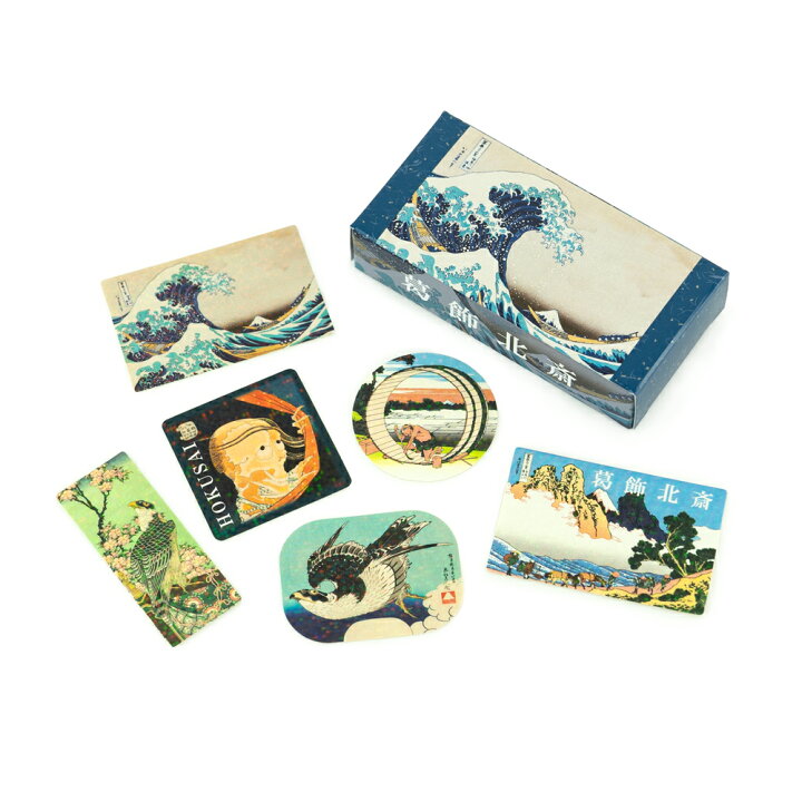 神奈川沖浪裡 盒裝貼紙