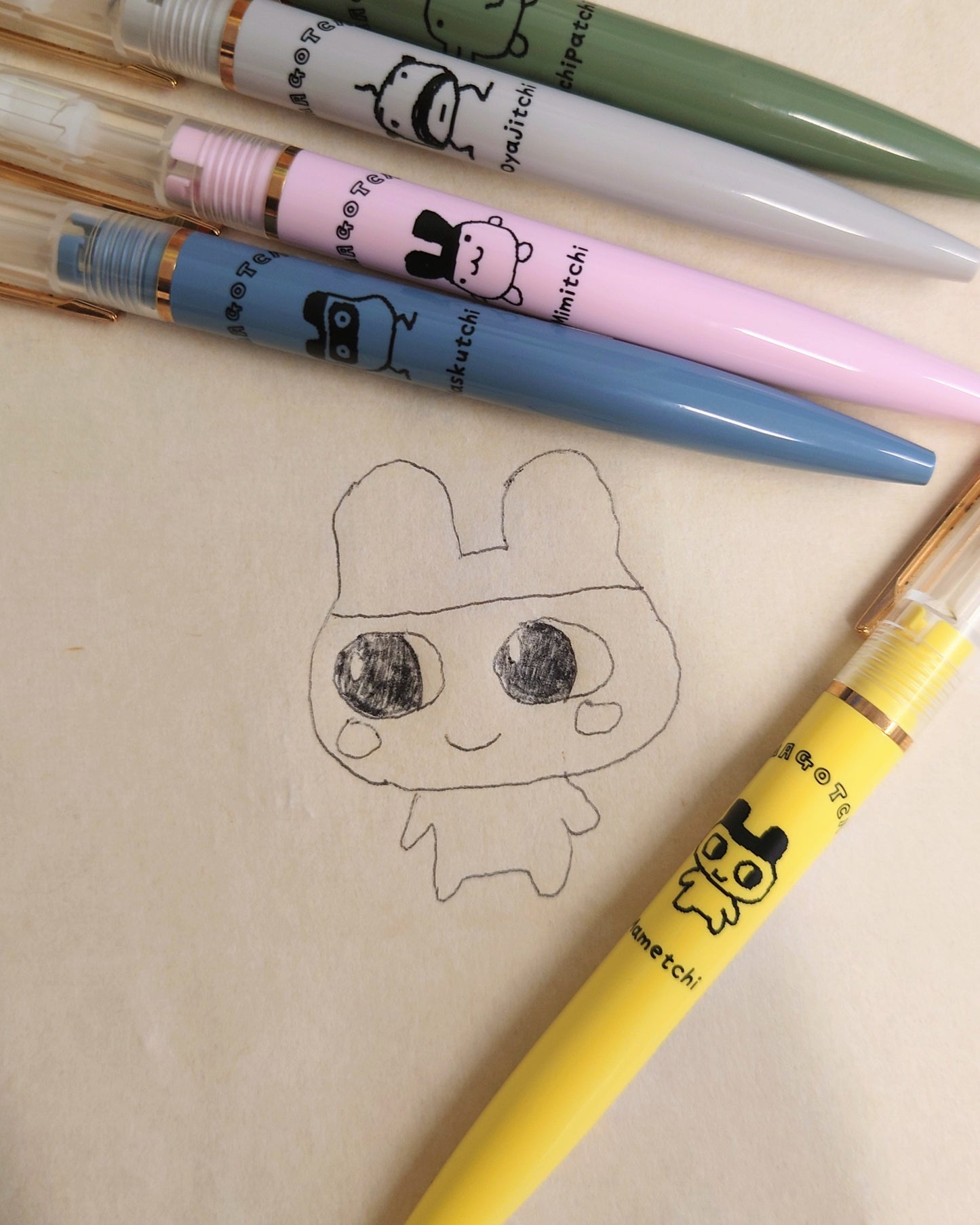 日本Anterique 原子筆 Tamagotchi版