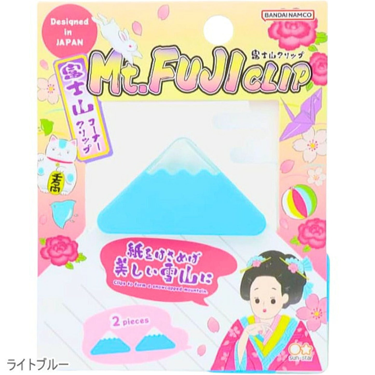 日本sun-star 富士山 書角夾子
