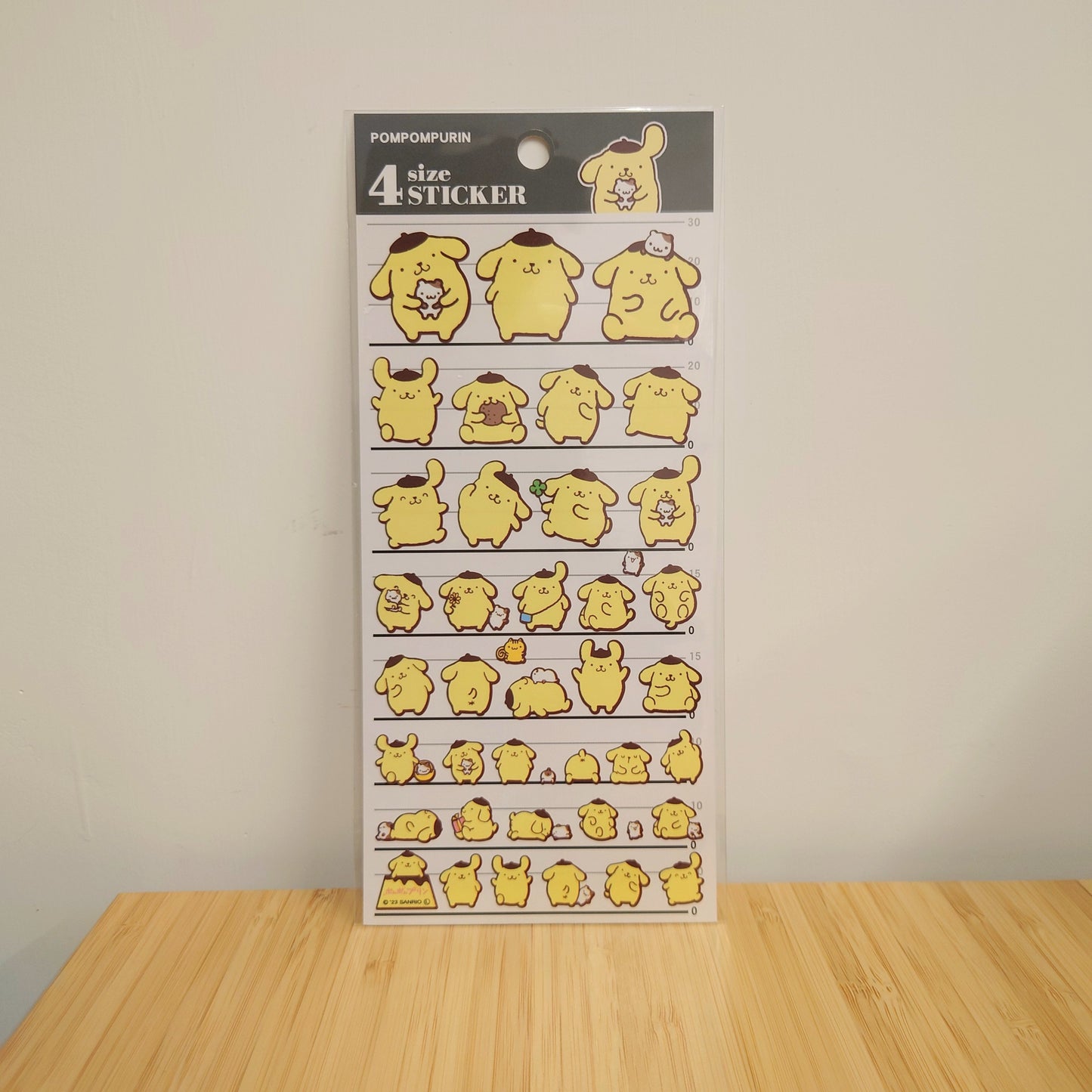 4 size sticker 布甸狗