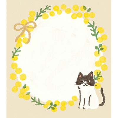4 designs memo pad 貓