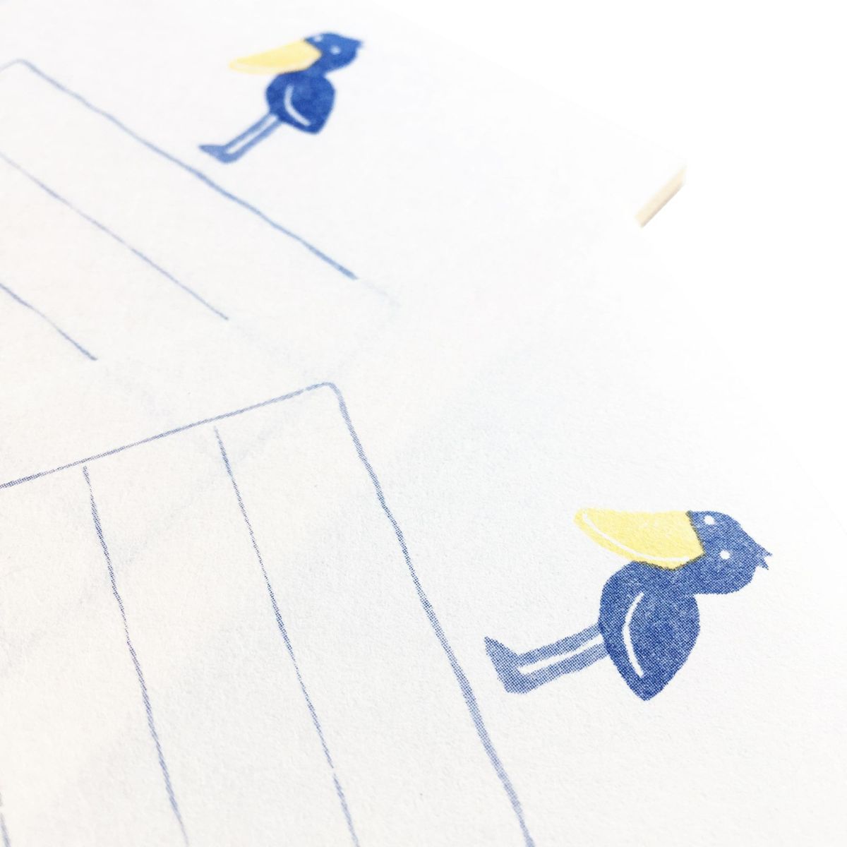 古川紙工小信箋 鯨頭鸛