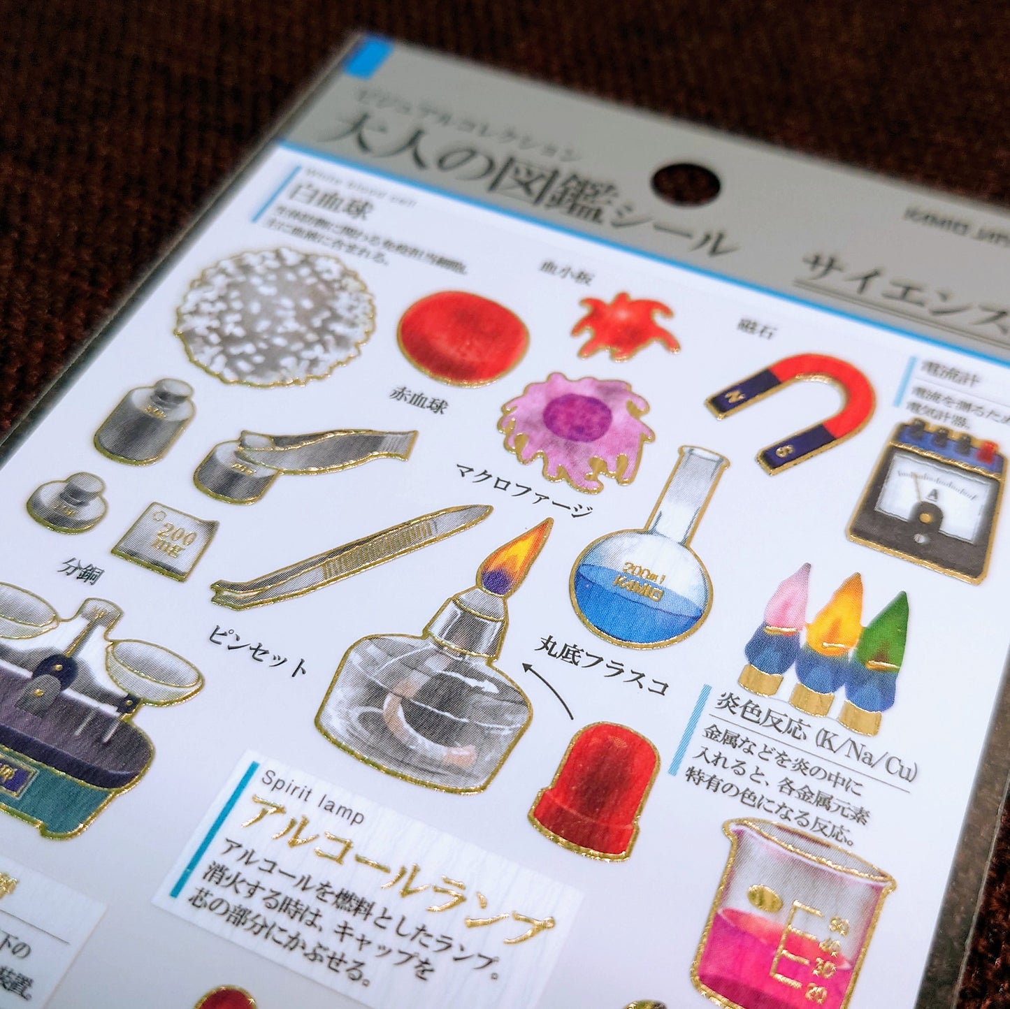 大人の図鑑 貼紙 科學