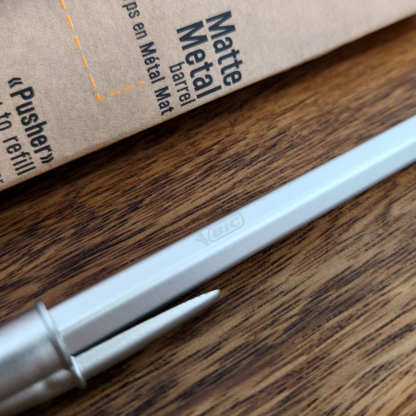 BIC 啞光金屬版1.0mm 原子筆