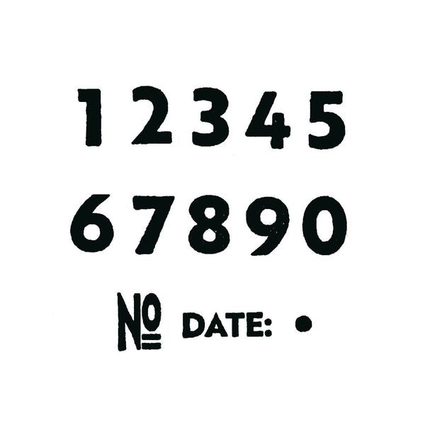 Kodomonokao數字印章 (歌德體)