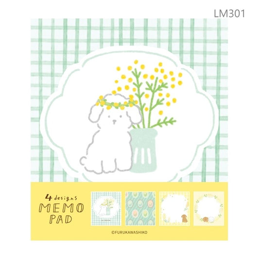 古川紙工4designs memo pad 含羞草