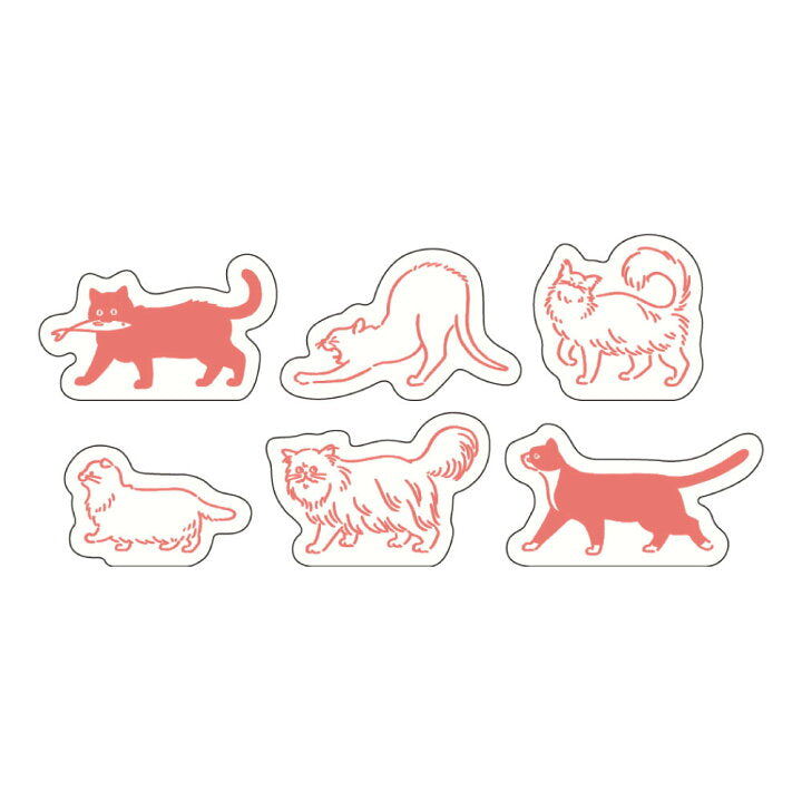 EL COMMUN Ahlala Flake sticker Cats