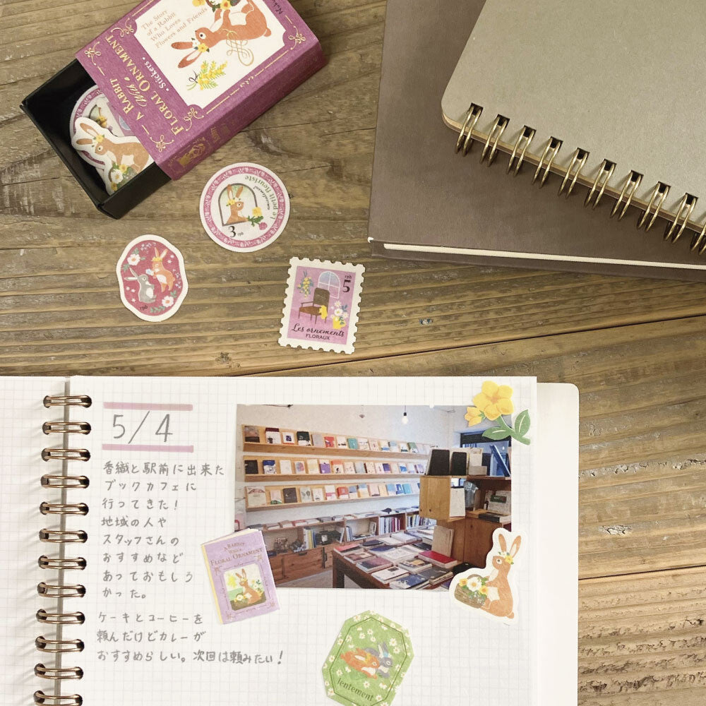 NB社 RESSA系列 花花兔子 盒裝貼紙
