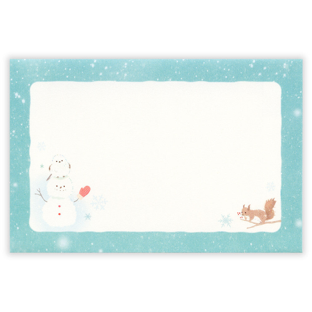 NB社 信封信紙套裝 冬之長尾山雀