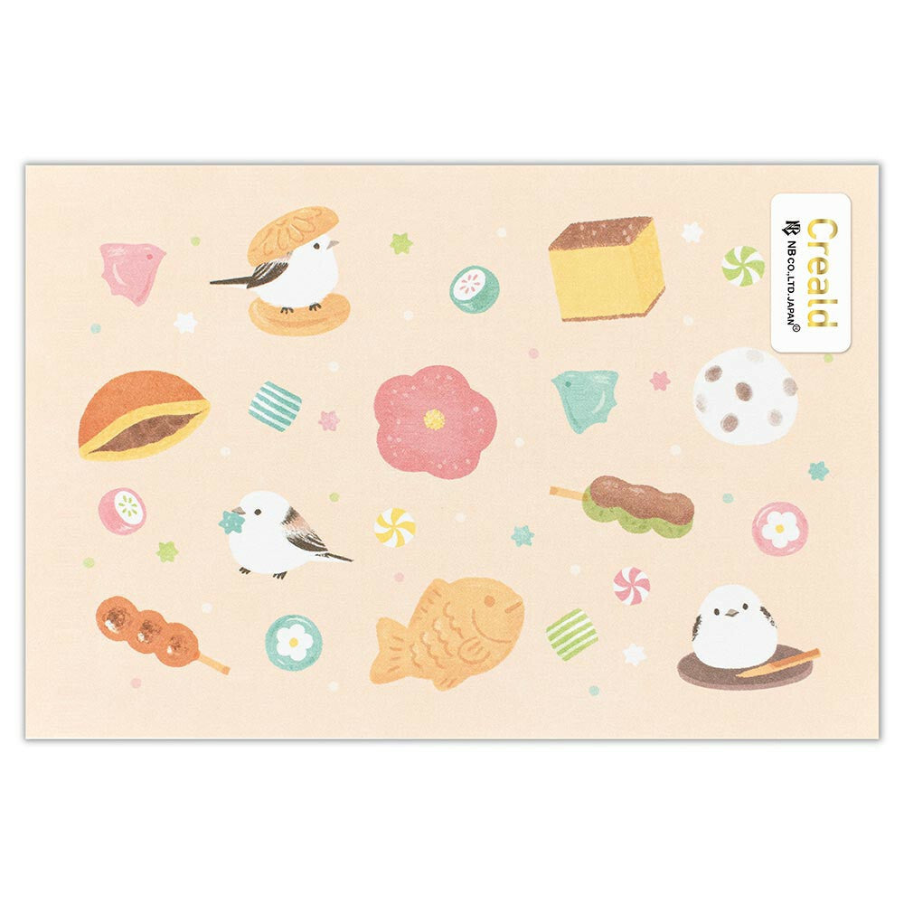 NB社 明信片 甜品長尾山雀