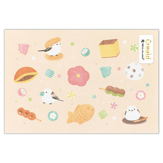 NB社 明信片 甜品長尾山雀