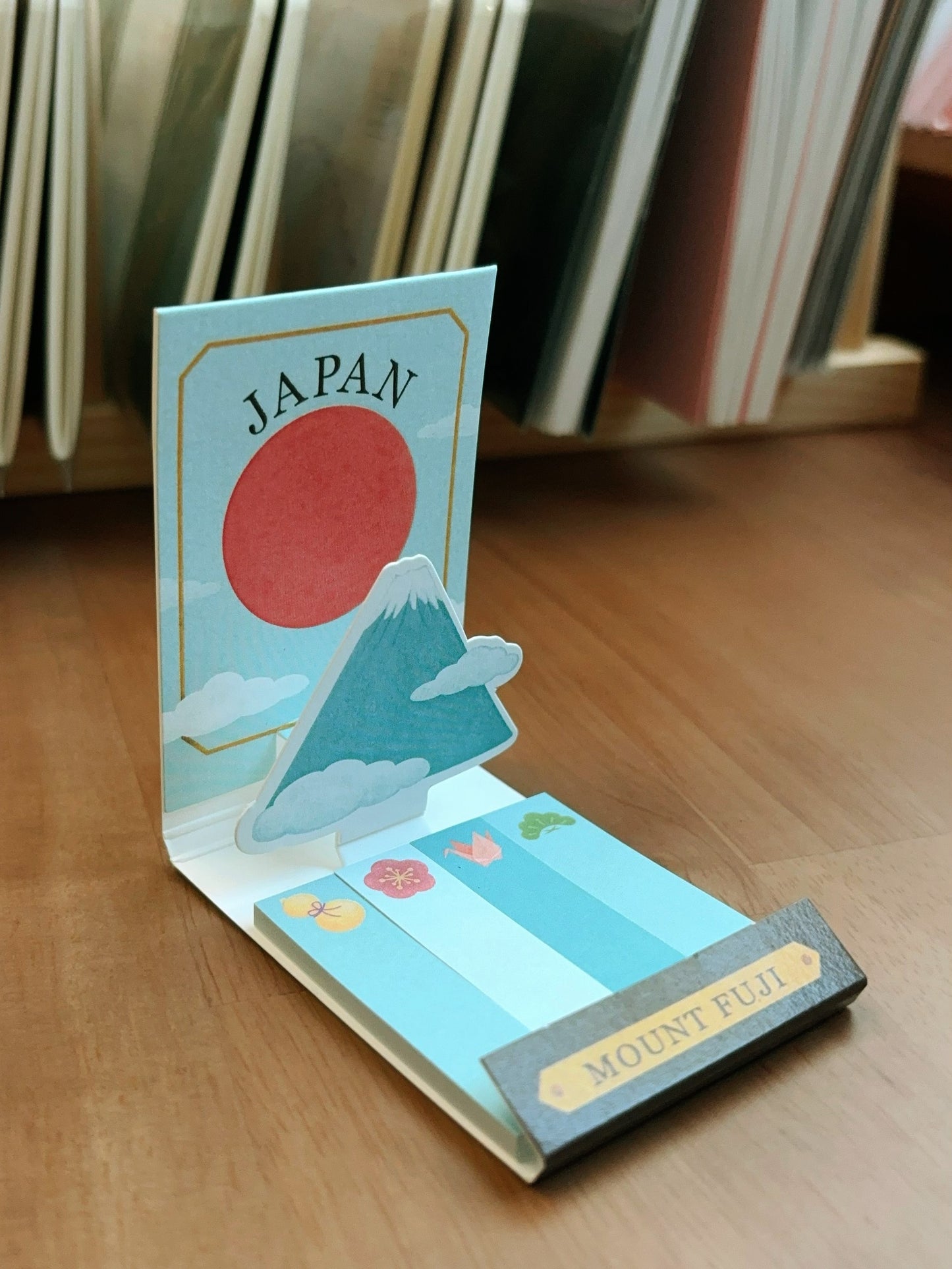 紙季彩々 彈出memo本 富士山