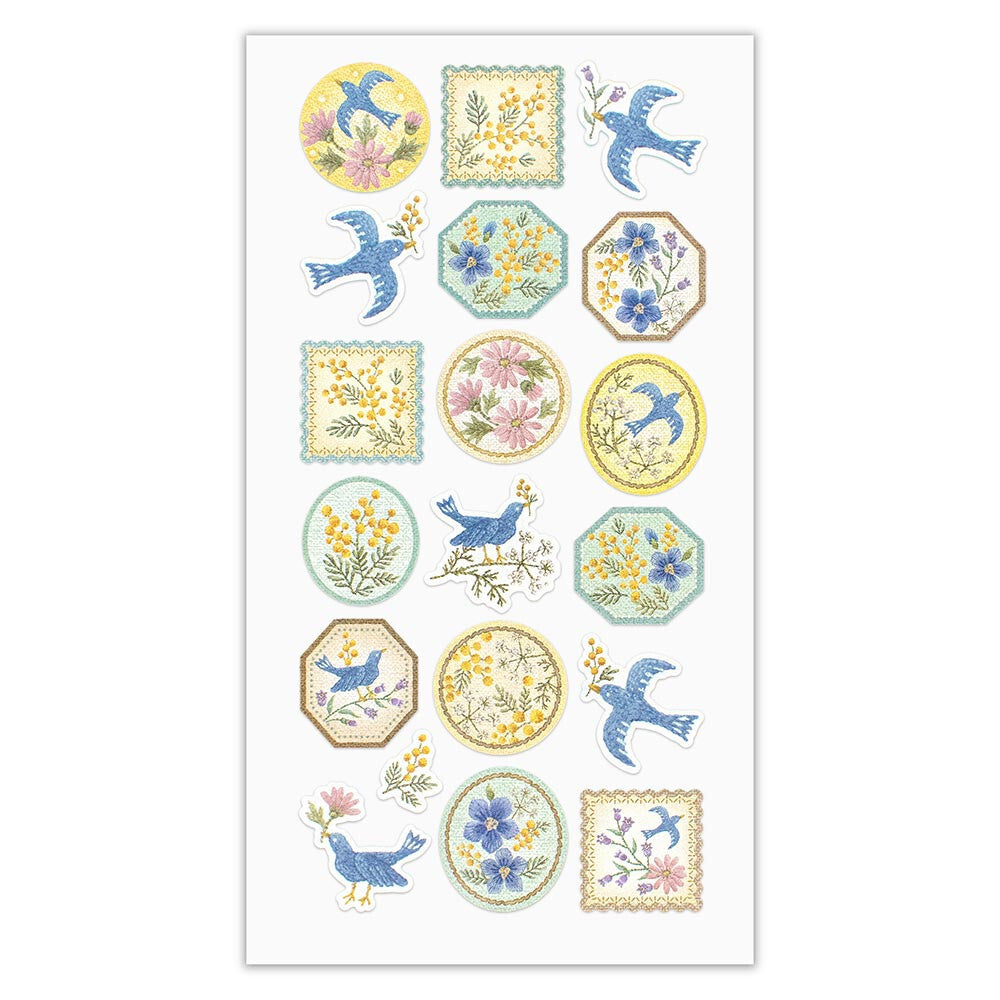 NB社 花言葉系列貼紙 鳥