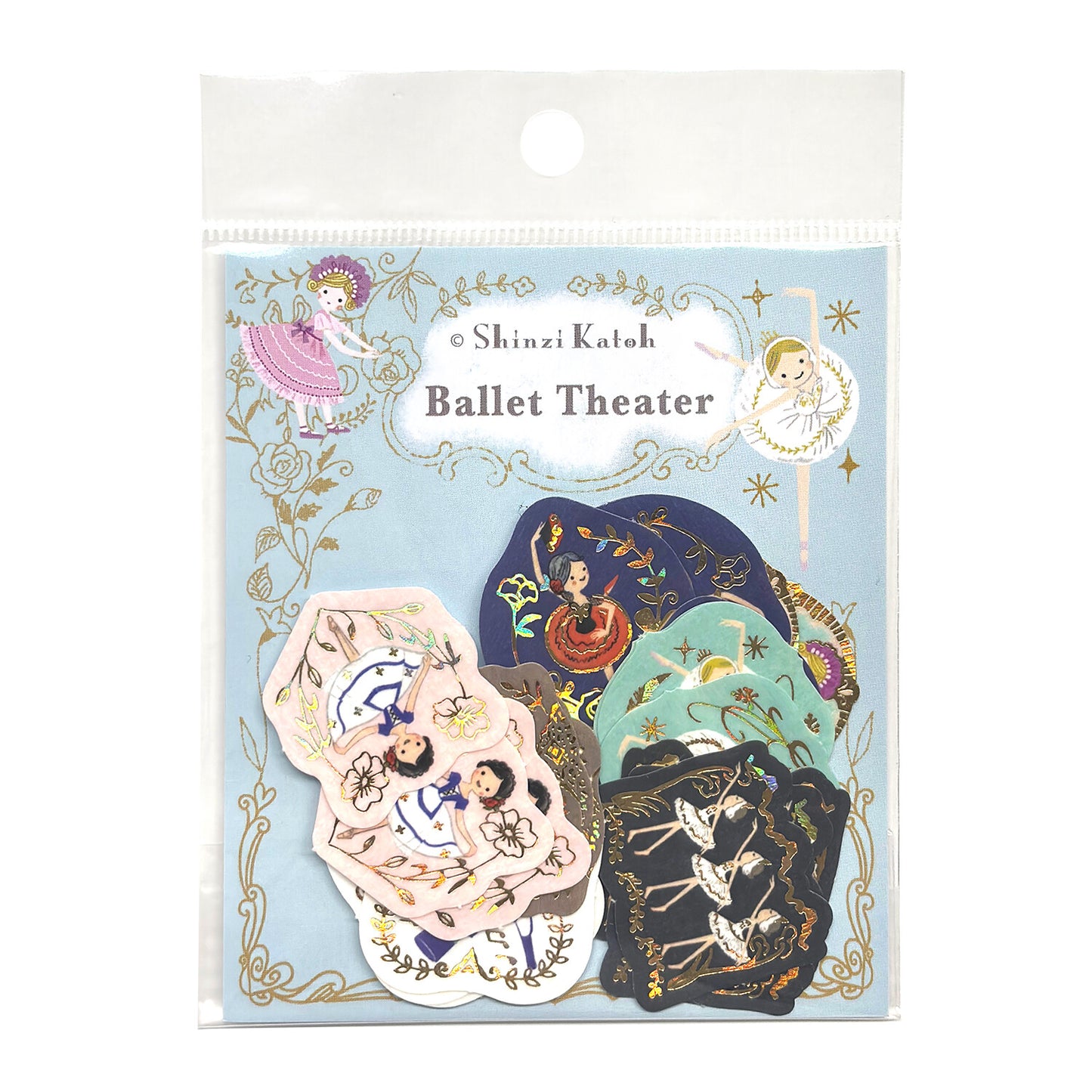シール堂 Shinzi Katoh加藤真治 flake sticker Ballet Theater