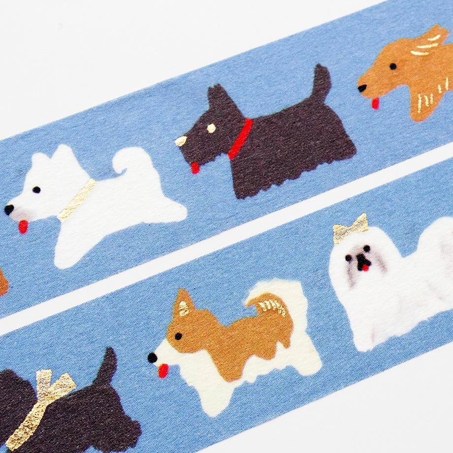 表現社 多田玲子紙膠帶 DOGGIE PARADE