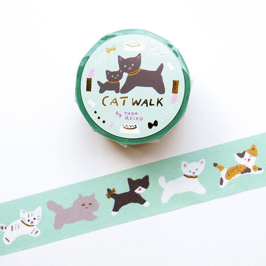 表現社 多田玲子紙膠帶 CAT WALK