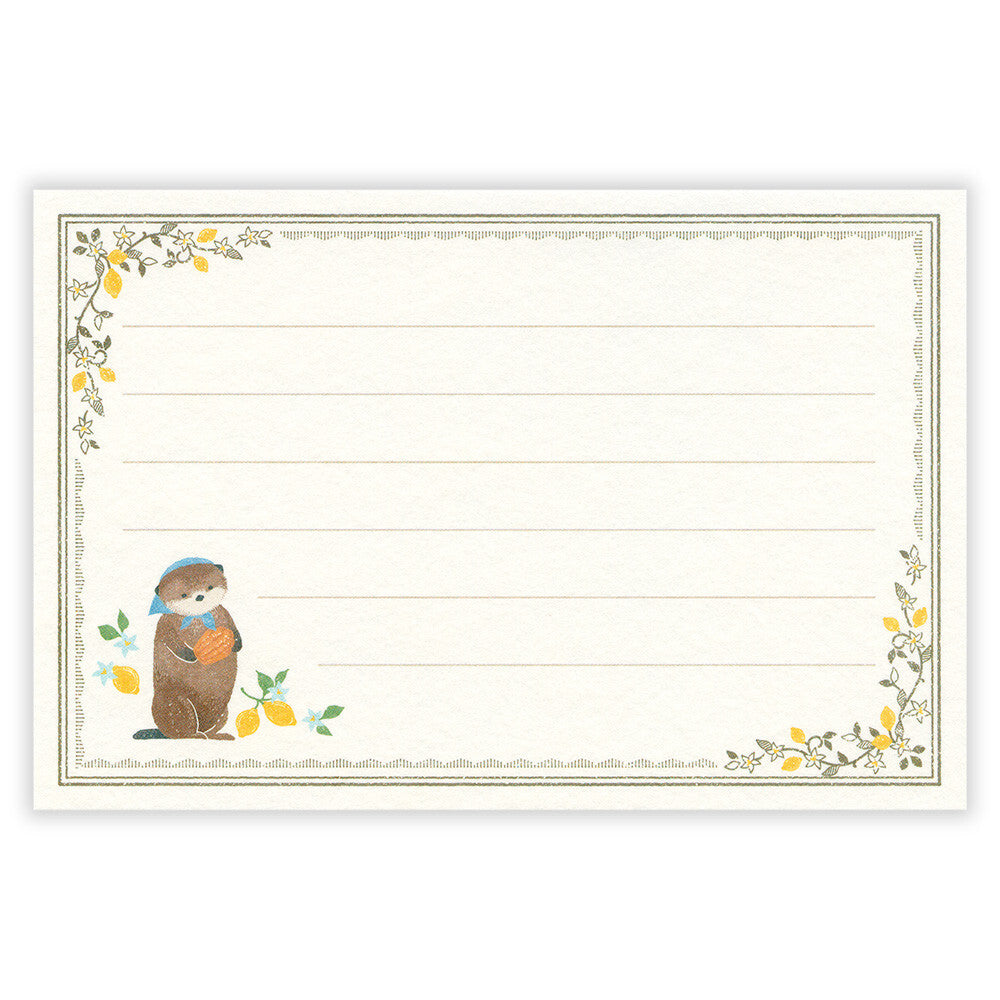 NB社 RESSA系列 水獺與瑪德蓮蛋糕 mini letter set